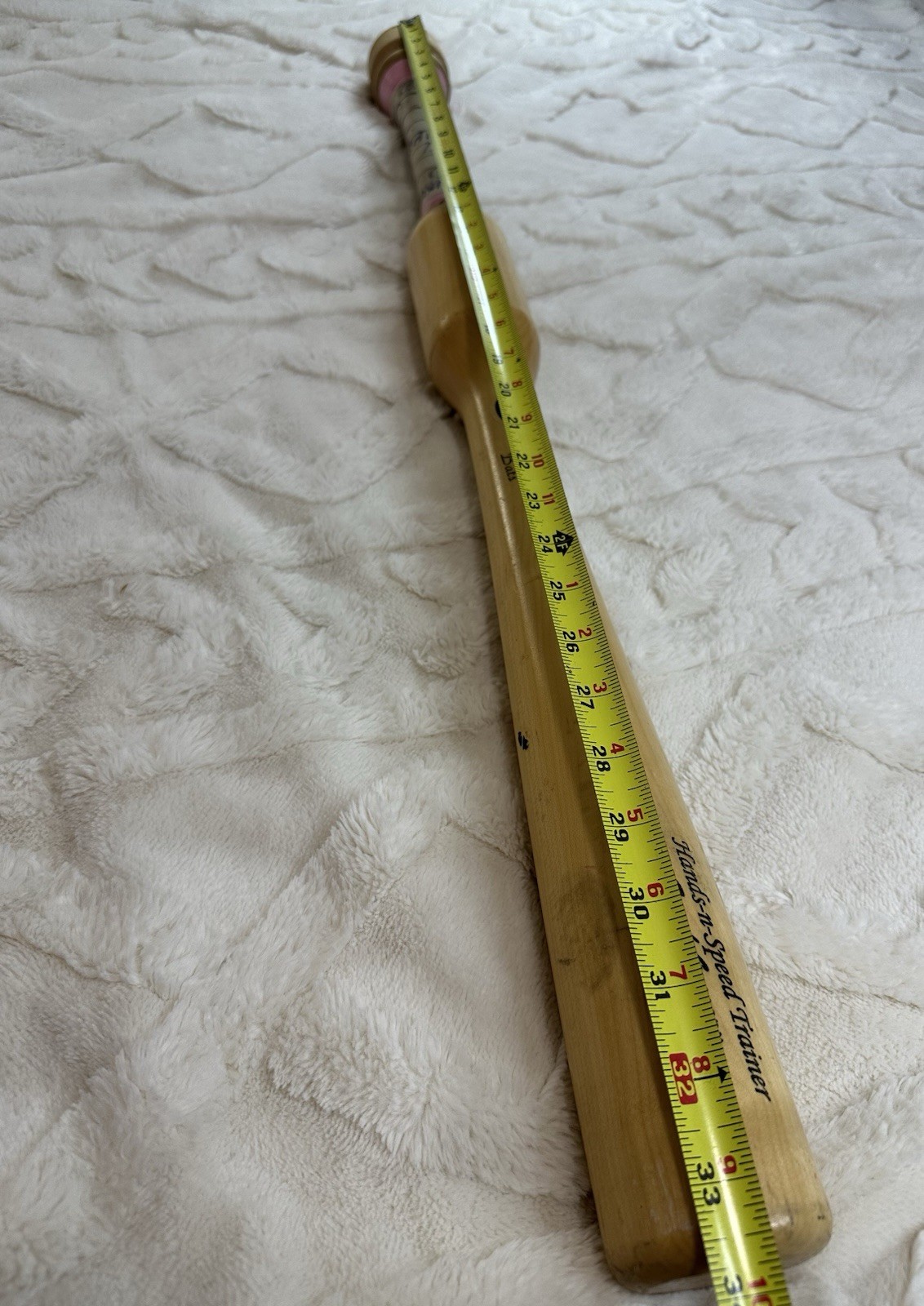 Cam Wood Training Baseball Bat (33.5”, 45 oz) Hands-n-Speed Trainer