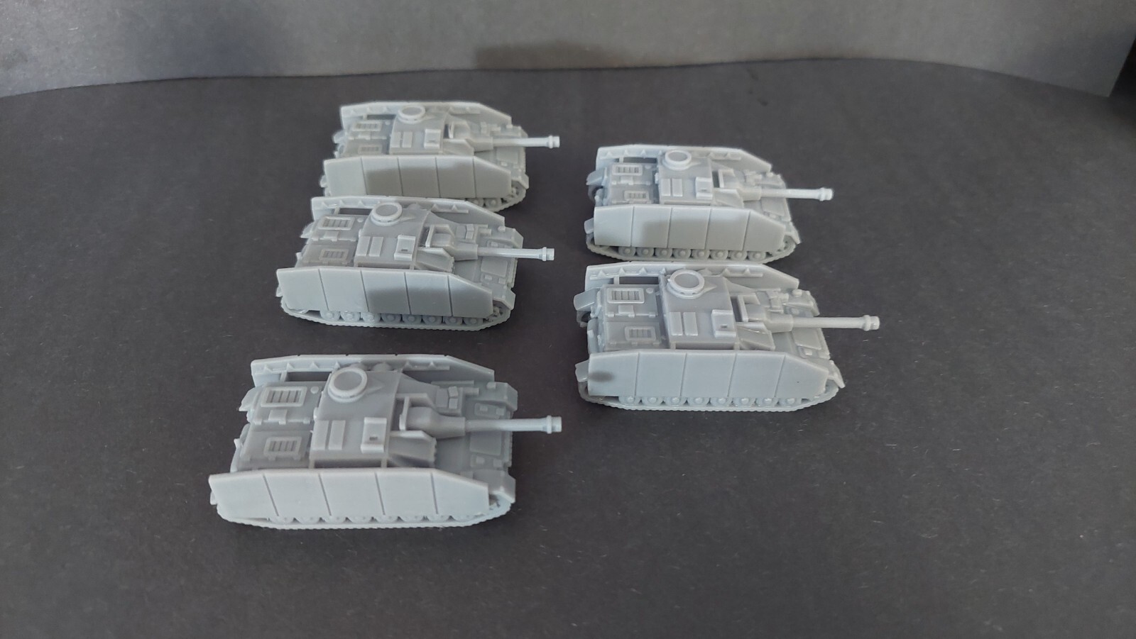 HO Scale German StuG IV Tank Destroyer Platoon X5 Lot Fow 1/87th