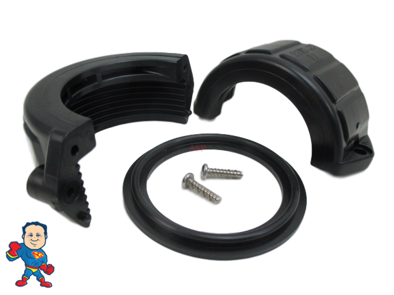 (2X) 2" Split Nut Kit for Heater Union with Gaskets Video How To