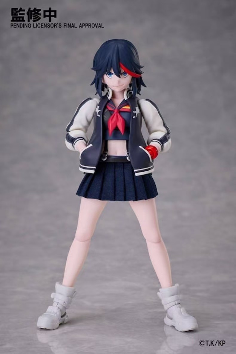 New BUZZmod. Kill la Kill Ryuko Matoi Action Figure Aniplex 1/12 Scale In Stock