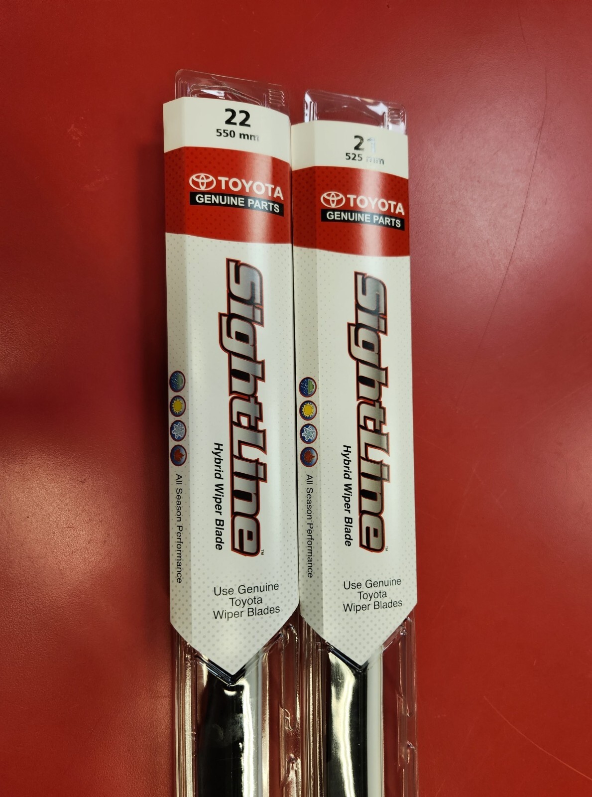 2005-2015 TOYOTA TACOMA GENUINE OEM SIGHTLINE WIPER BLADE SET 1H 1G