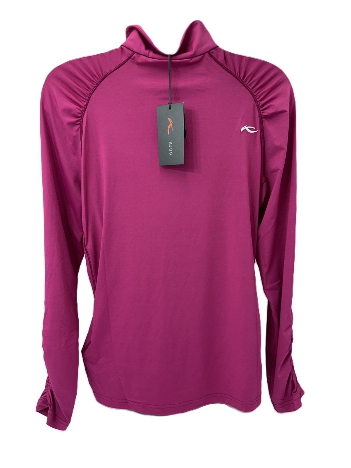 $200 KJUS Women's Noras Cooling Half Zip Top -Fuchsia - 38/Medium-New With Tags