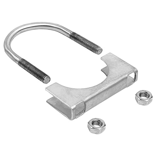2.5" Heavy Duty U-Bolt Exhaust Clamp 2.5 inch Stainless Steel Muffler U 2-1/2"