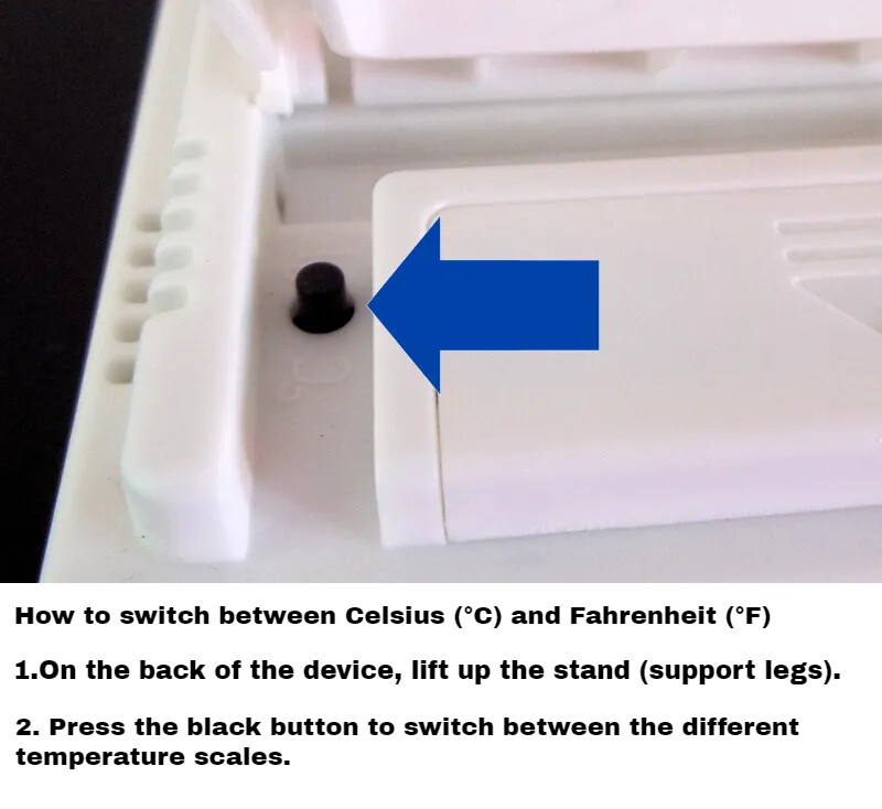 Thermometer Indoor Digital LCD Hygrometer Temperature Humidity Meter Alarm Clock