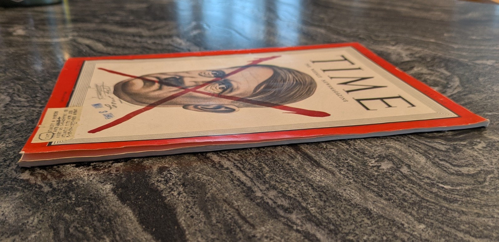 Time Magazine May 7, 1945 Adolf Hitler Red X Collectible Newsmagazine