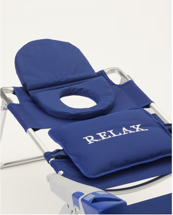 SALE DEAL 🔥 Tommy Bahama Read-Through Premium Beach Lounger Color Navy