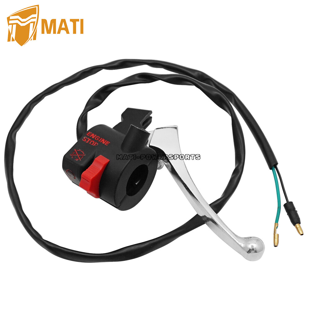 Right Handlebar Kill Start Stop Switch & Brake Lever for Honda CRF50F 2004-2023