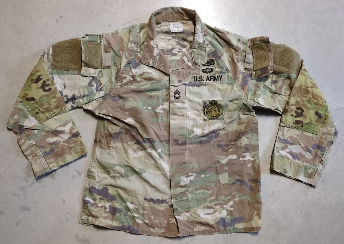US Military IHWCU Improved Hot Weather Combat OCP Camo Coat Shirt Medium Short