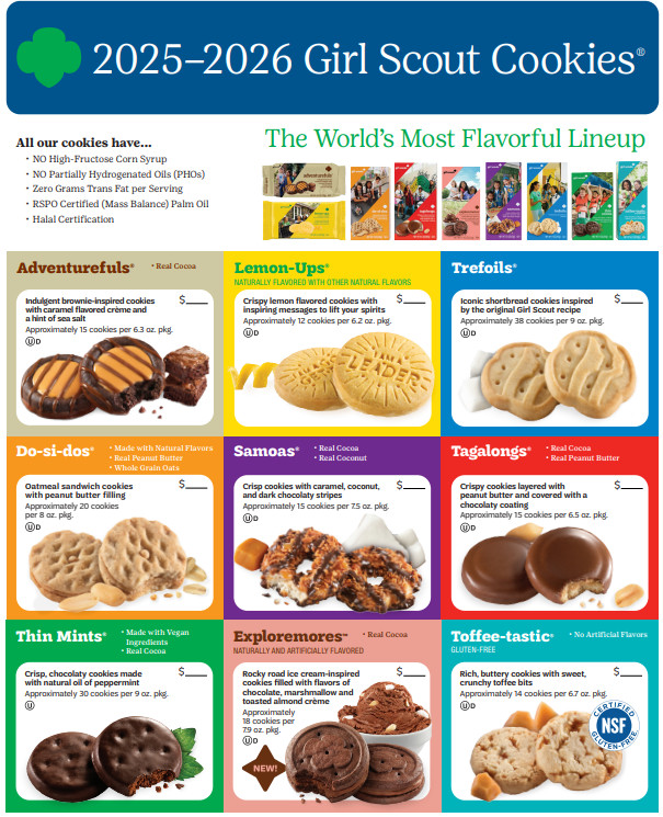 GIRL SCOUT COOKIES 🍪 2026 🍪 MIX & MATCH 🍪 MULTI BOX DISCOUNTS 🍪 FREE SHIP!!!