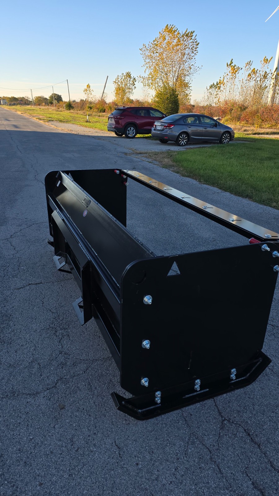 Linville 10'x36" skid steer snow pusher Box NO FAULT LIFETIME WARRANTY Made USA