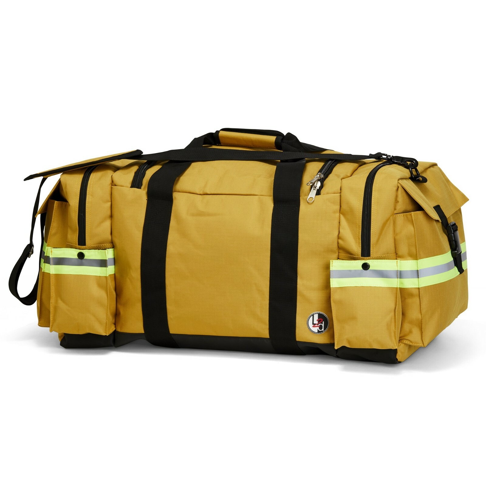 LINE2design Elite Firefighter Gear Bag Fireman Rescue Turnout Fire Bag - Yellow