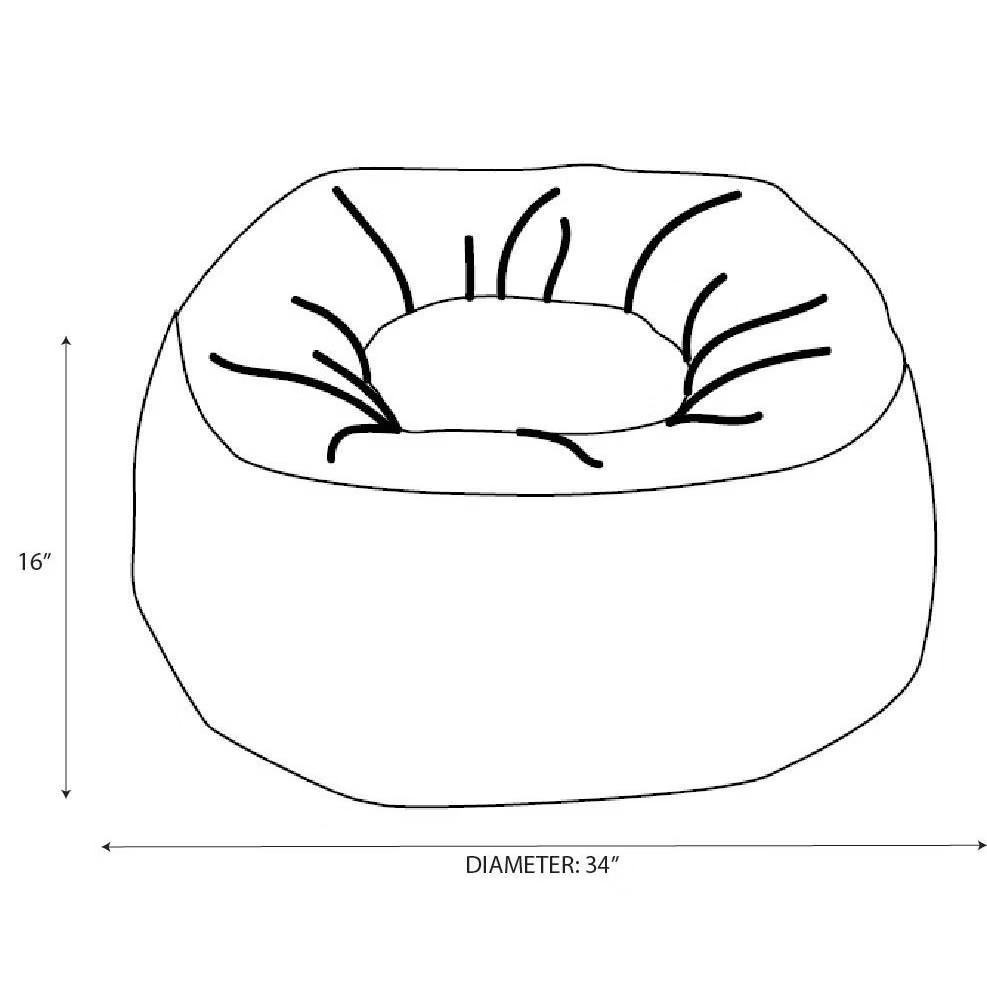 Sensory Friendly Cocoon Kids' Seat Gray - Pillowfort