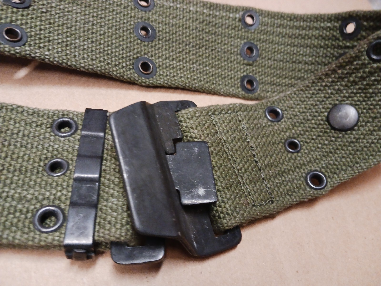 US Vietnam Style Reproduction Cotton Davis Belt