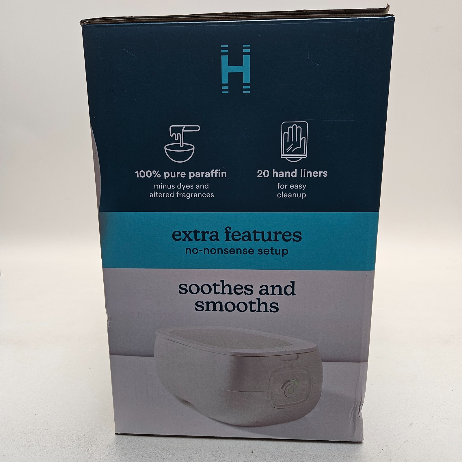 Homedics Theraspa Luxe Paraffin Bath Wax Spa Warmer with 3 lb Paraffin Hand Foot