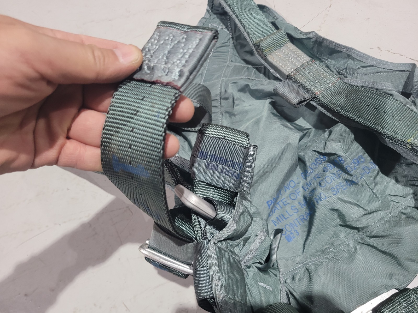 PCU-15/P Torso Harness 68J369 Harness Parachute Aircrew