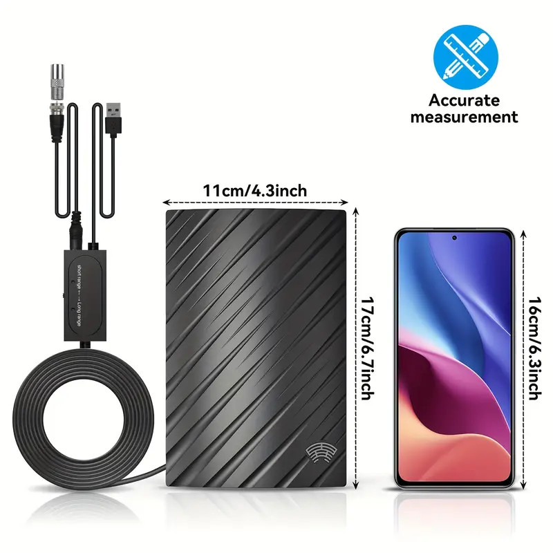 5600 Miles Digital TV Antenna 1080P 4K Waterproof HDTV Amplified Outdoor Indoor