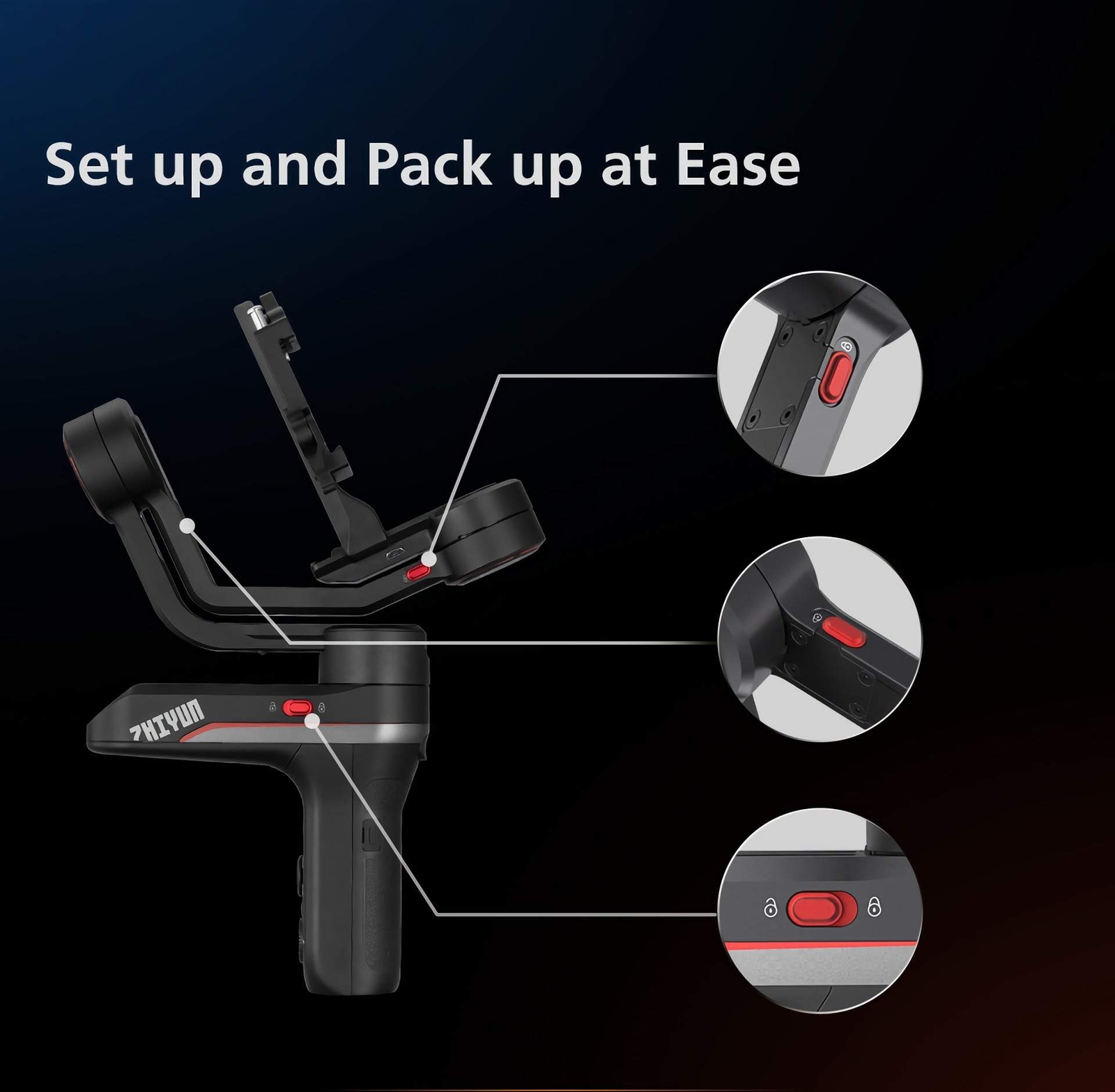 Zhiyun Weebill S Official 3-Axis Handheld Gimbal Stabilizer fr Mirrorless Camera