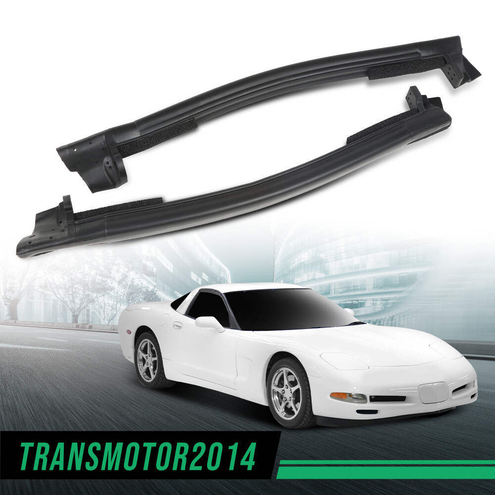 Fit For 1997-2004 Chevy Corvette Targa Top Mounted Side Weatherstrip Seal Pair