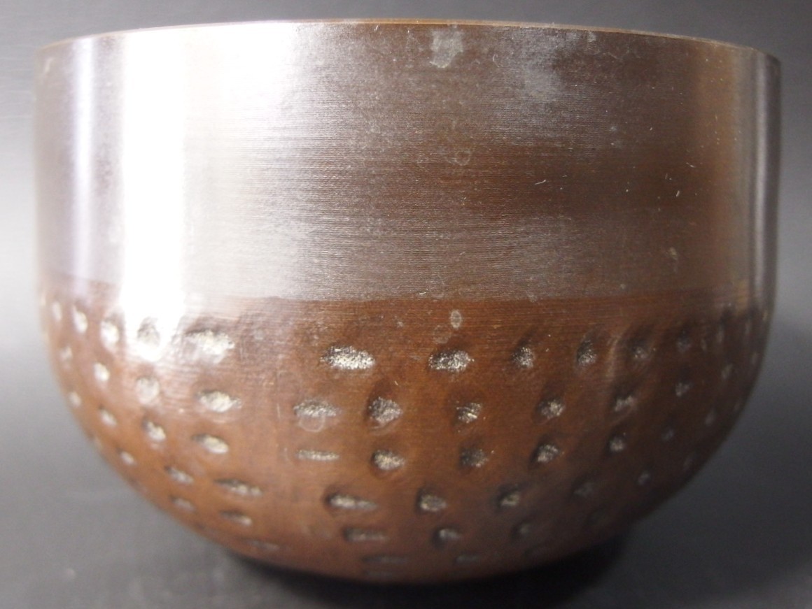 or25110 JAPANESE BUDDHIST SINGING BOWL ORIN GONG 6.3 inch / 16 cm Wide VINTAGE