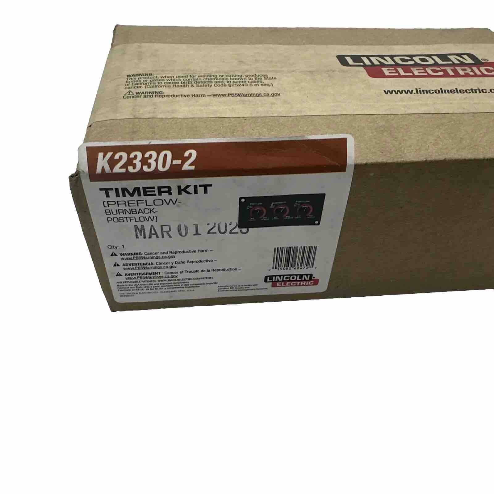 LINCOLN ELECTRIC K2330-2 Timer Kit PREFLOW BURNBACK POSTFLOW