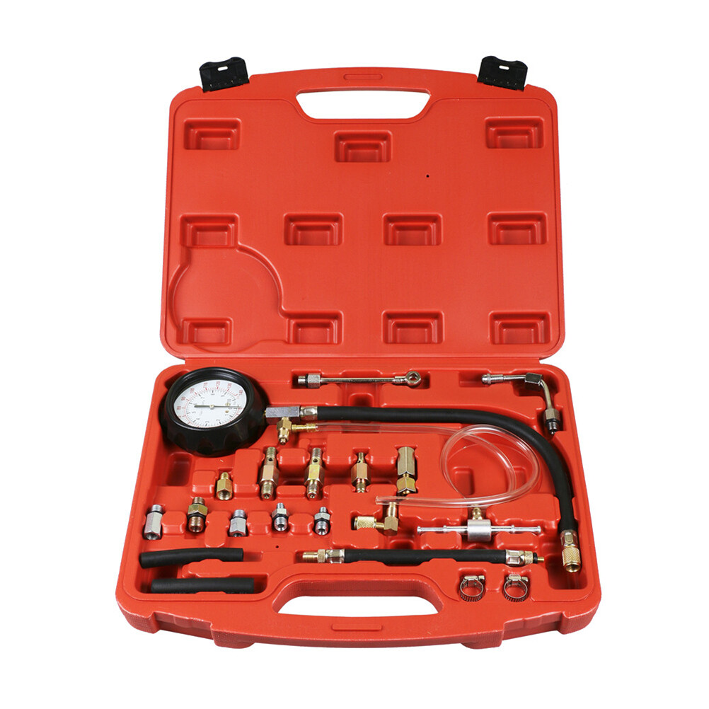 0-140PSI Fuel Injection Pump Pressure Tester Injector Pump Pressure Gauge Kit US