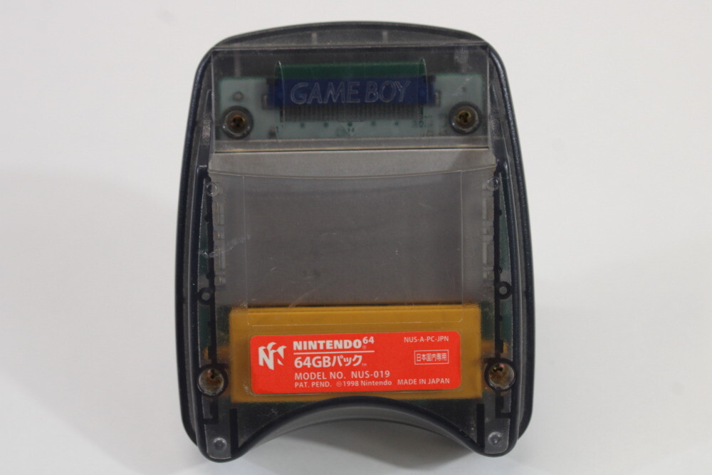 Official Nintendo 64 GB Transfer Pack Pak Gameboy N64 Authentic OEM NUS-019 EA17
