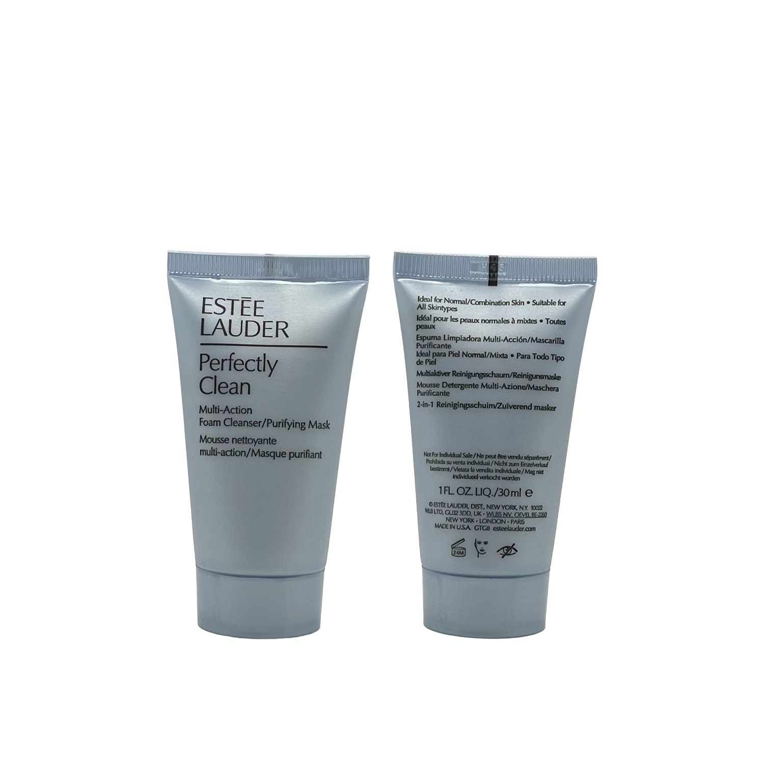 5 pack - Estee Lauder Perfectly Clean Multi-Action Foam Cleanser 30ml ea = 150ml