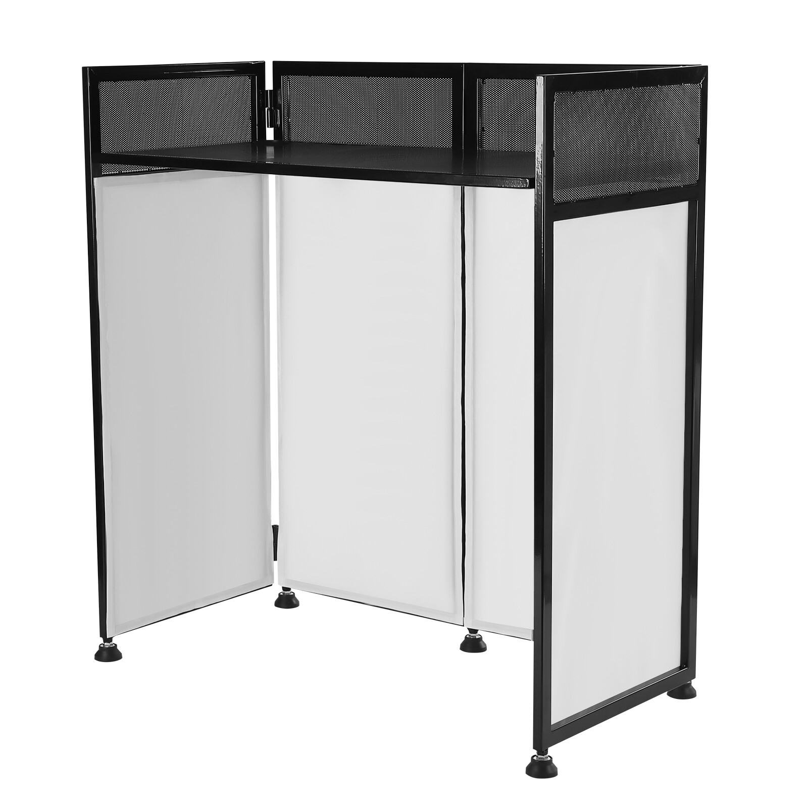 DJ Event Facade Scrim Metal Frame Booth+Travel Bag Case+20" x 40" Flat Table Top