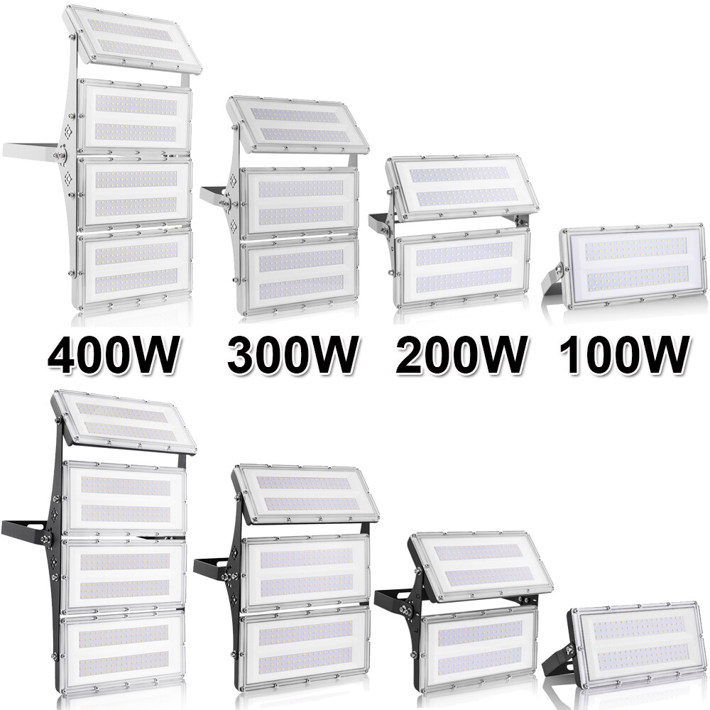 100W-400W Watt LED Flood Light Outdoor Security Garden Yard Spotlight Lamp 110V