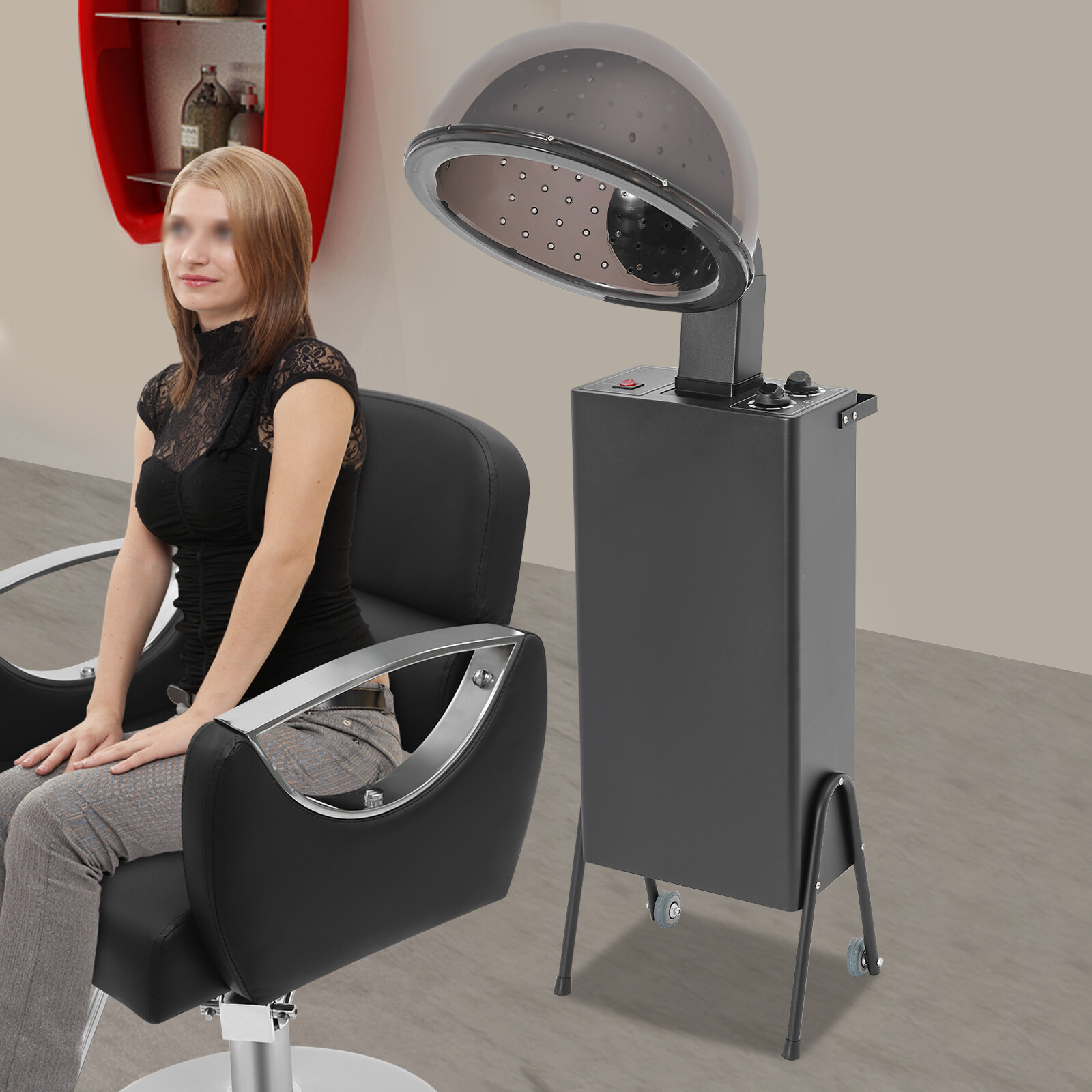 Hooded Conditioning Salon Hair Dryer Salon Hair Dryer Hair Dryer with Wheels