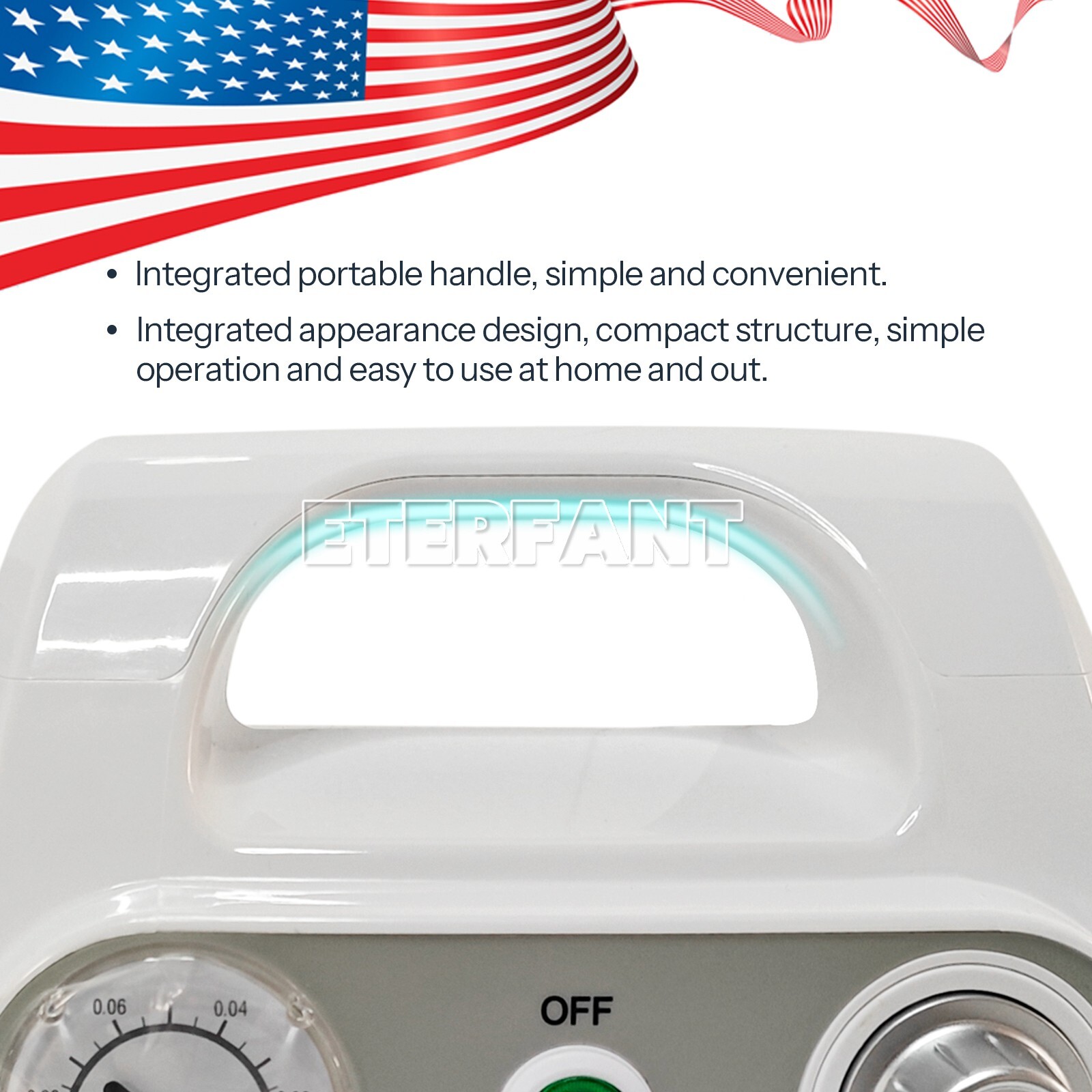 Dental Portable Suction Machine Oral Emergency Vacuum Phlegm Suction Unit 1000mL