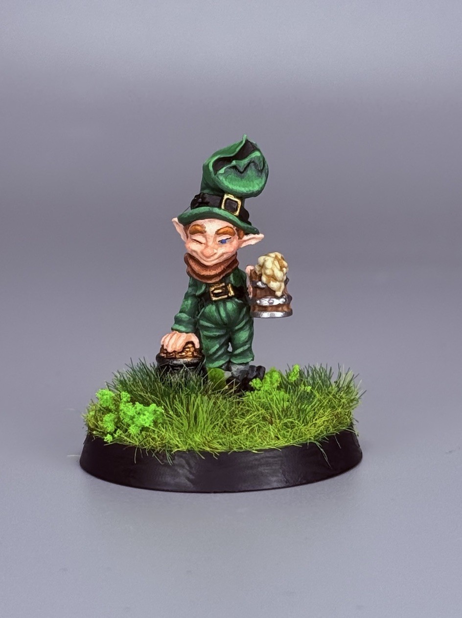 Painted Finn Greenwell, Leprechaun Reaper Miniatures Dungeons And Dragons RPG