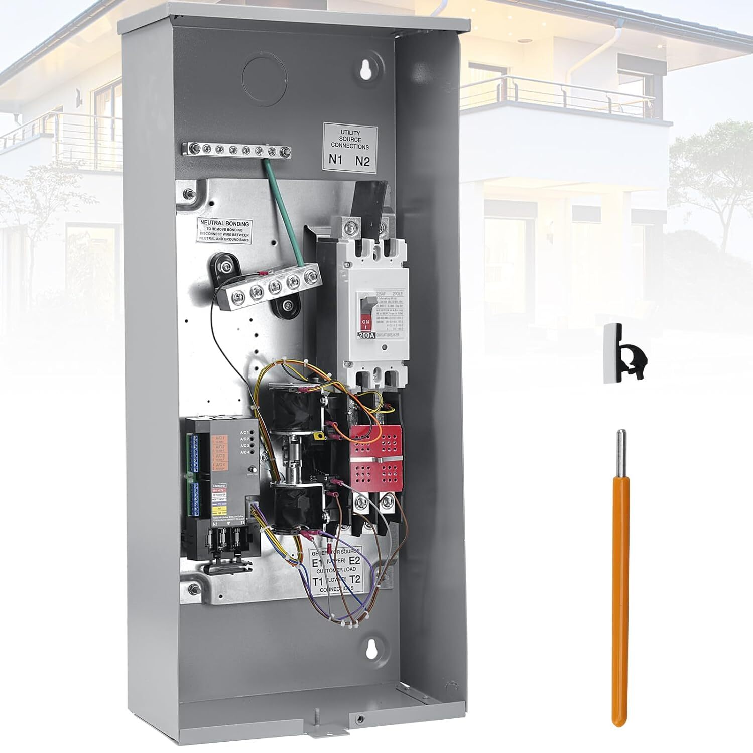 200-AMP Automatic Whole House Transfer Switch