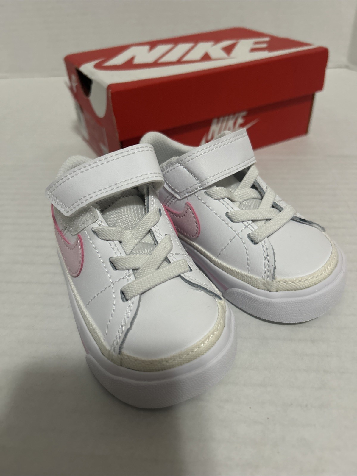 Nike Court Legacy White/Pink Foam-Sesame 4C