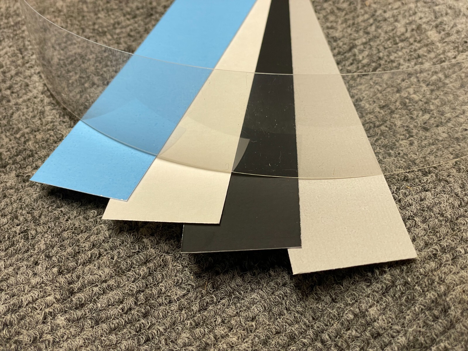 Stanley Vidmar Drawer Label Edge Backing Paper Plastic Cover