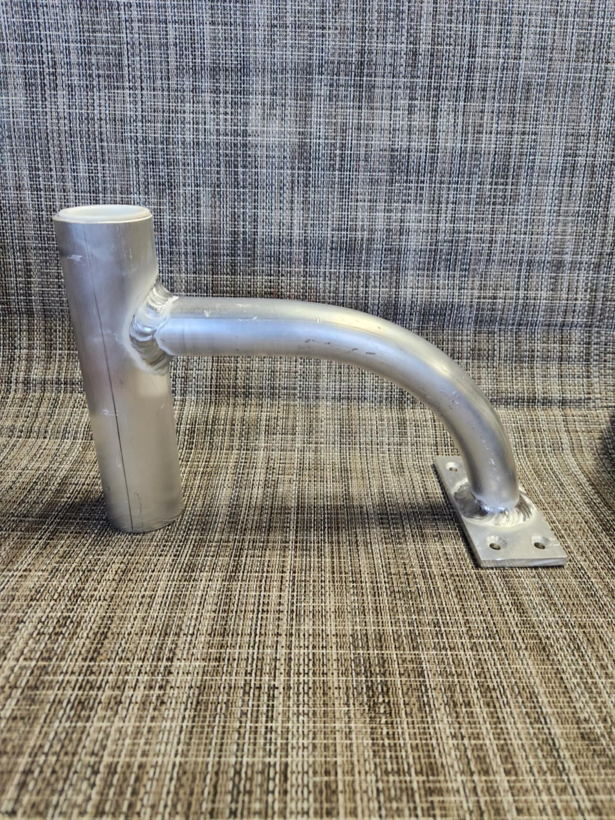 Aluminum Shallow Water Anchor Mount Bracket 1" 1.25" Straight Angled Curved