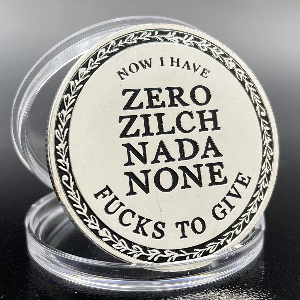 The F-CAW-F Challenge Coin for Those Who Laugh At Life and Give Zero Token Medal