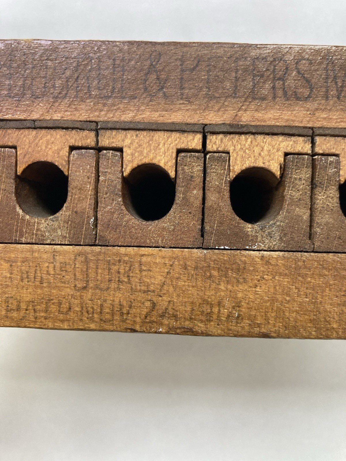 VINTAGE Antique The Miller Dubrul & Peters MFG Co Wooden 10 Cigar Mold Press