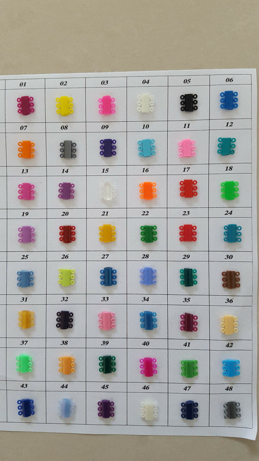 Dental Ligature Ties Light Force Ortho Rubber Elastic Band 1000Ring/Bag 48colors