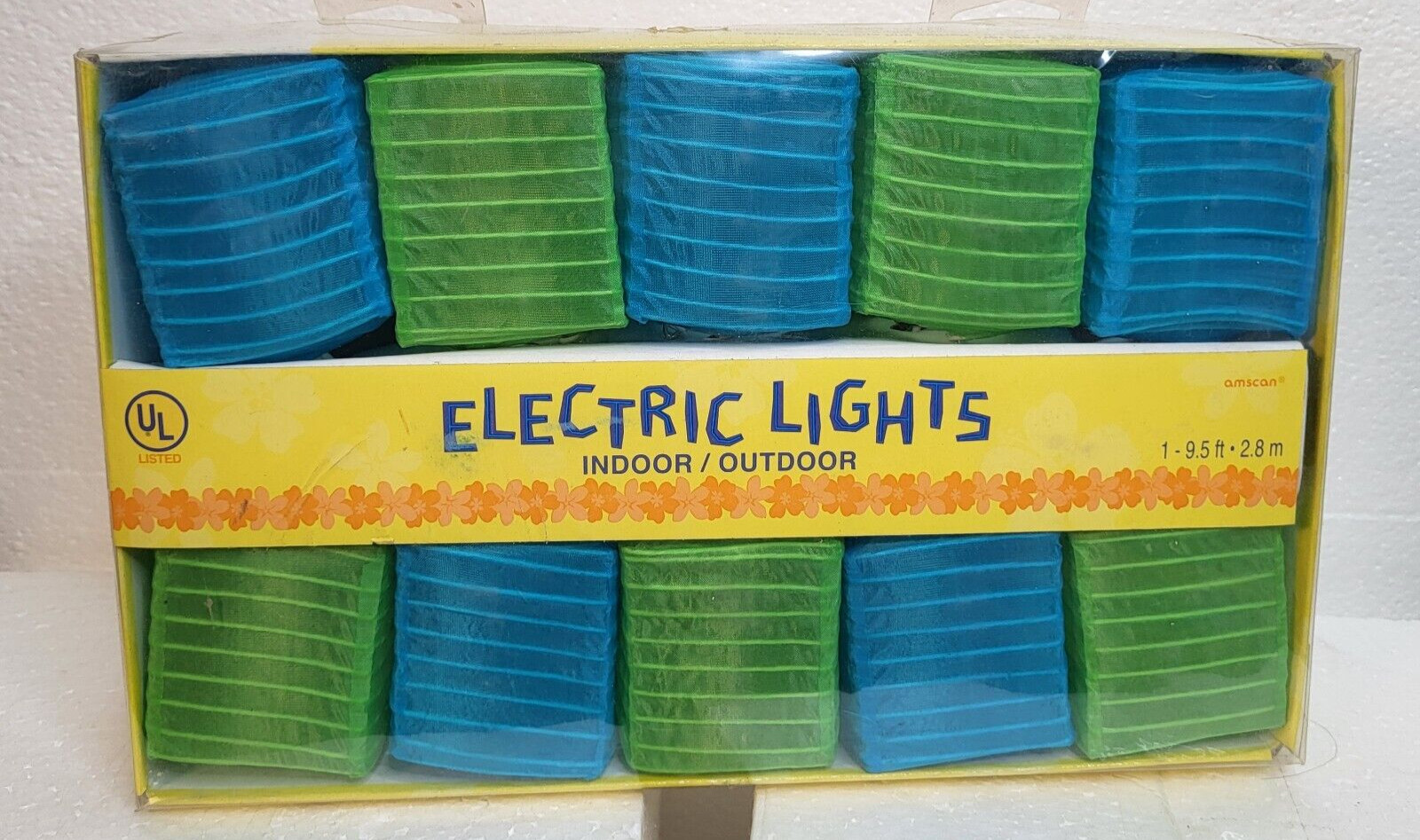 2-Packs 10 Light Patio Party String Lights Set Multi Color