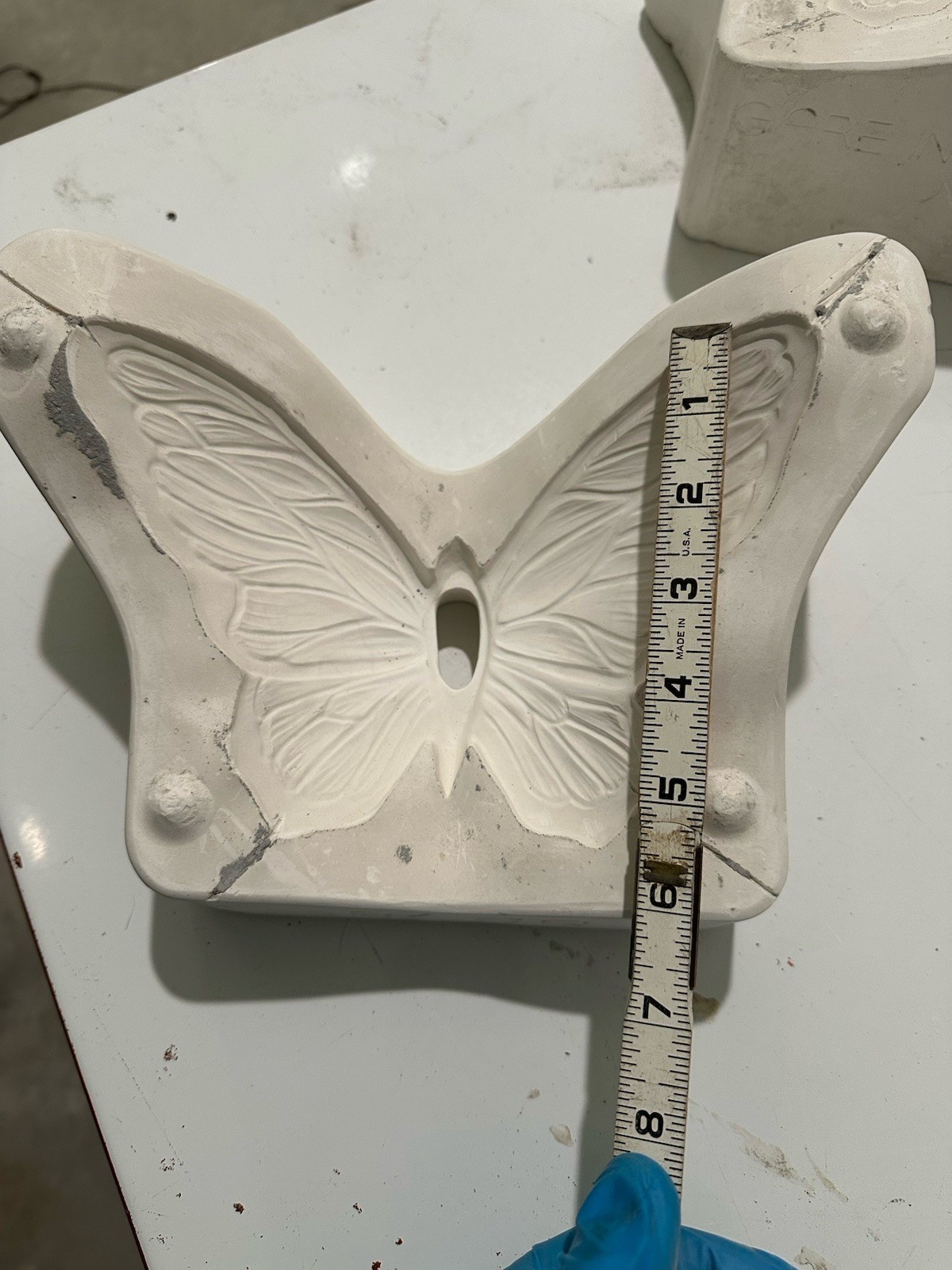 Vintage Gare Inc 1997 Medium Garden Butterfly 3278 Ceramic Slip Mold