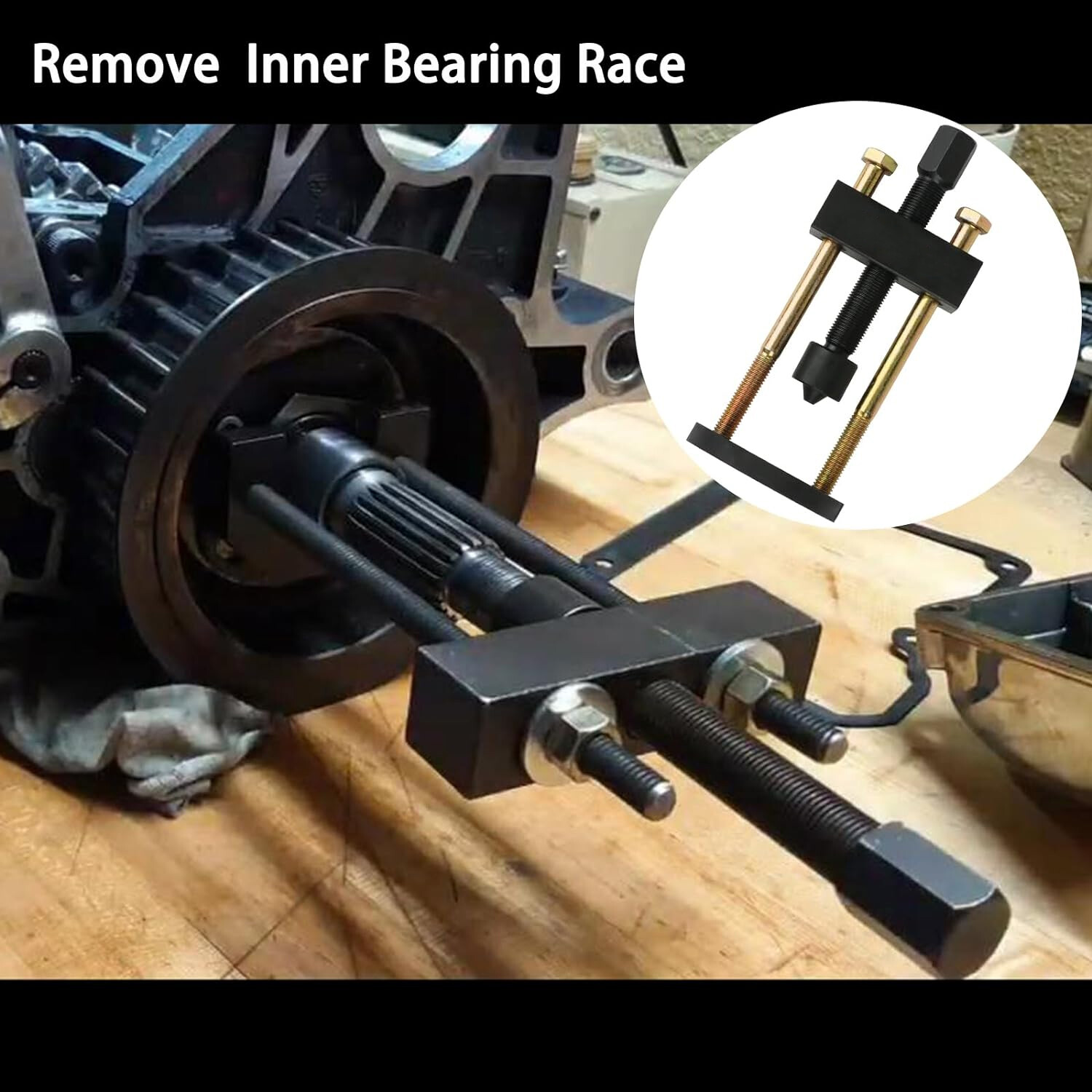 New Mainshaft Bearing Inner Installer+Puller Tool 34902-84 Fits Harley 5&6 Speed