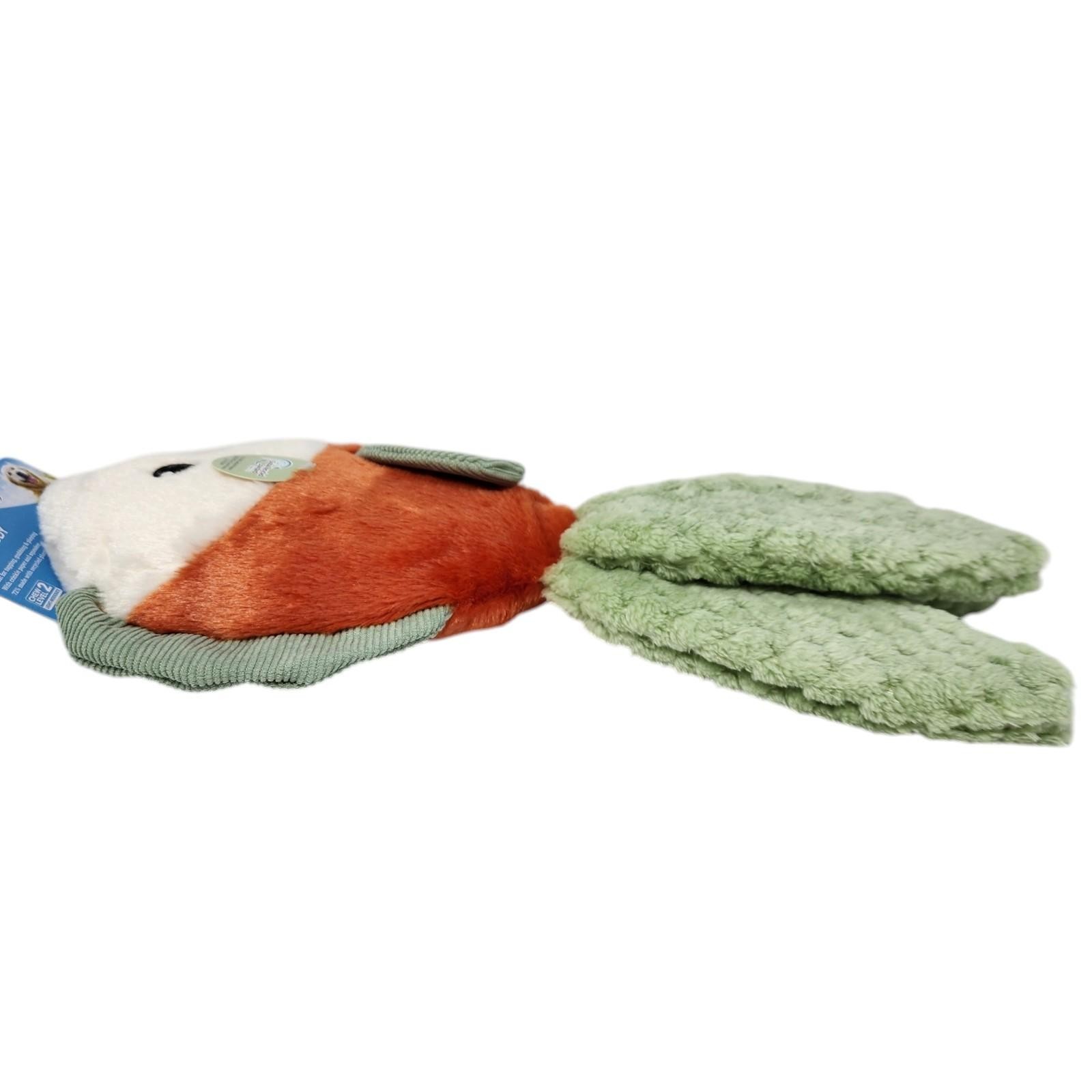 Vibrant Life Cozy Buddy Dog Chew Toy Goldfish 15 in. Large Squeaky Plush, 2 Pack