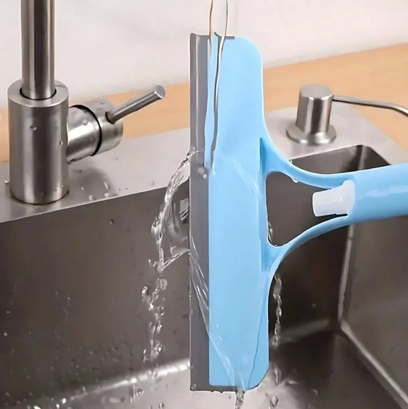 2pcs Window Scraper: Strong Decontamination Tool with Short Handle - NEW