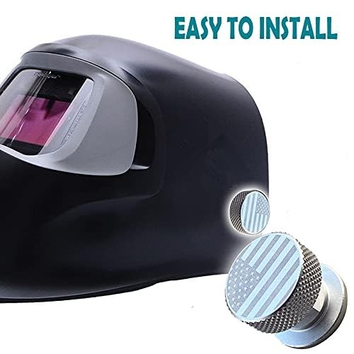 KAYBOO Welding Hood Pipeliner Helmet Fasteners-1Pair Silver M6,