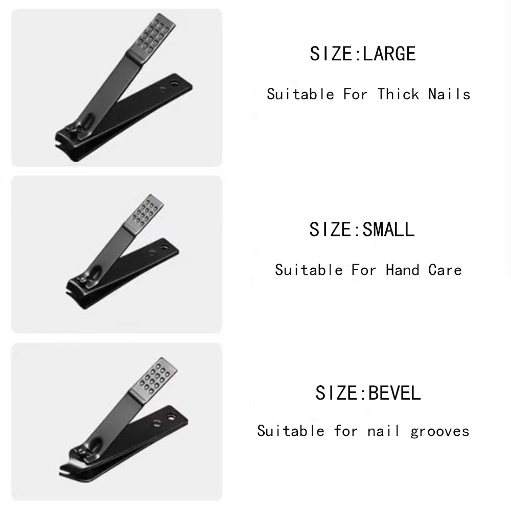 Nail Clippers Set, 3 PCS Ultra Sharp Stainless Steel Fingernail & Toenail
