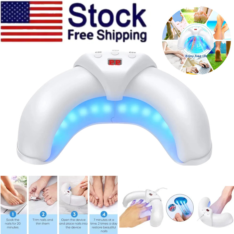 Nail Fungus Laser Nail Fungus Cleaning LED Light Device for Multiple Toenail US