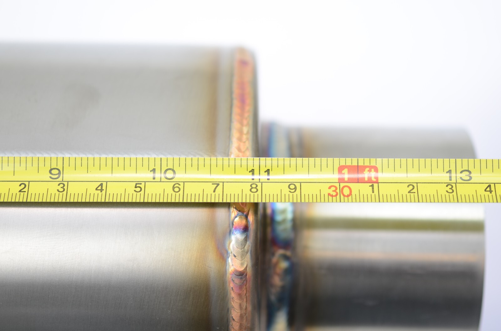 1320 Turn down dolphin muffler stainless steel universal 3" inlet 3.5" outlet