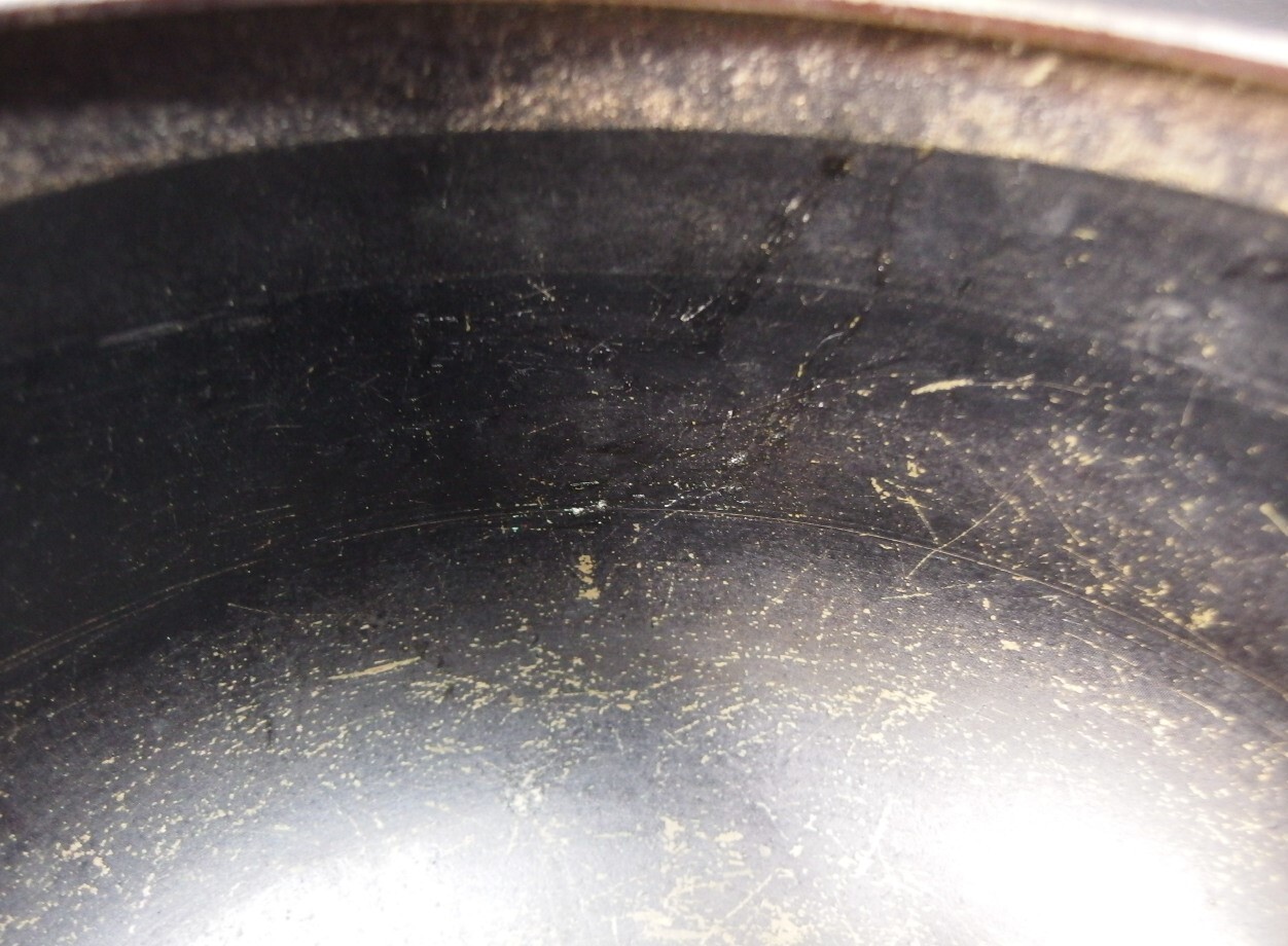 or25116 JAPANESE BUDDHIST SINGING BOWL ORIN GONG 18.1 cm /7.1 inch Width VINTAGE