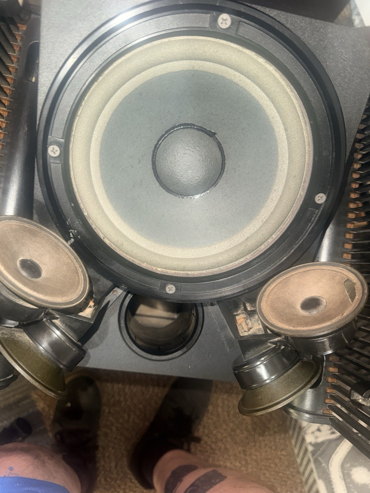 Bose 601 Series II Direct Reflecting Vintage Speakers Vinyl Wood look Finish